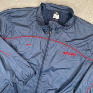 Arizona Wildcats Nike Storm-FIT Windbreaker Mens XXL Navy Red Jacket Full Zip
